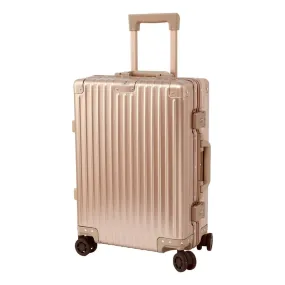 20inch Cabin Trolley Bag - Lightweight & Water Resistant | TSA Lock | 35L Capacity | Light Golden