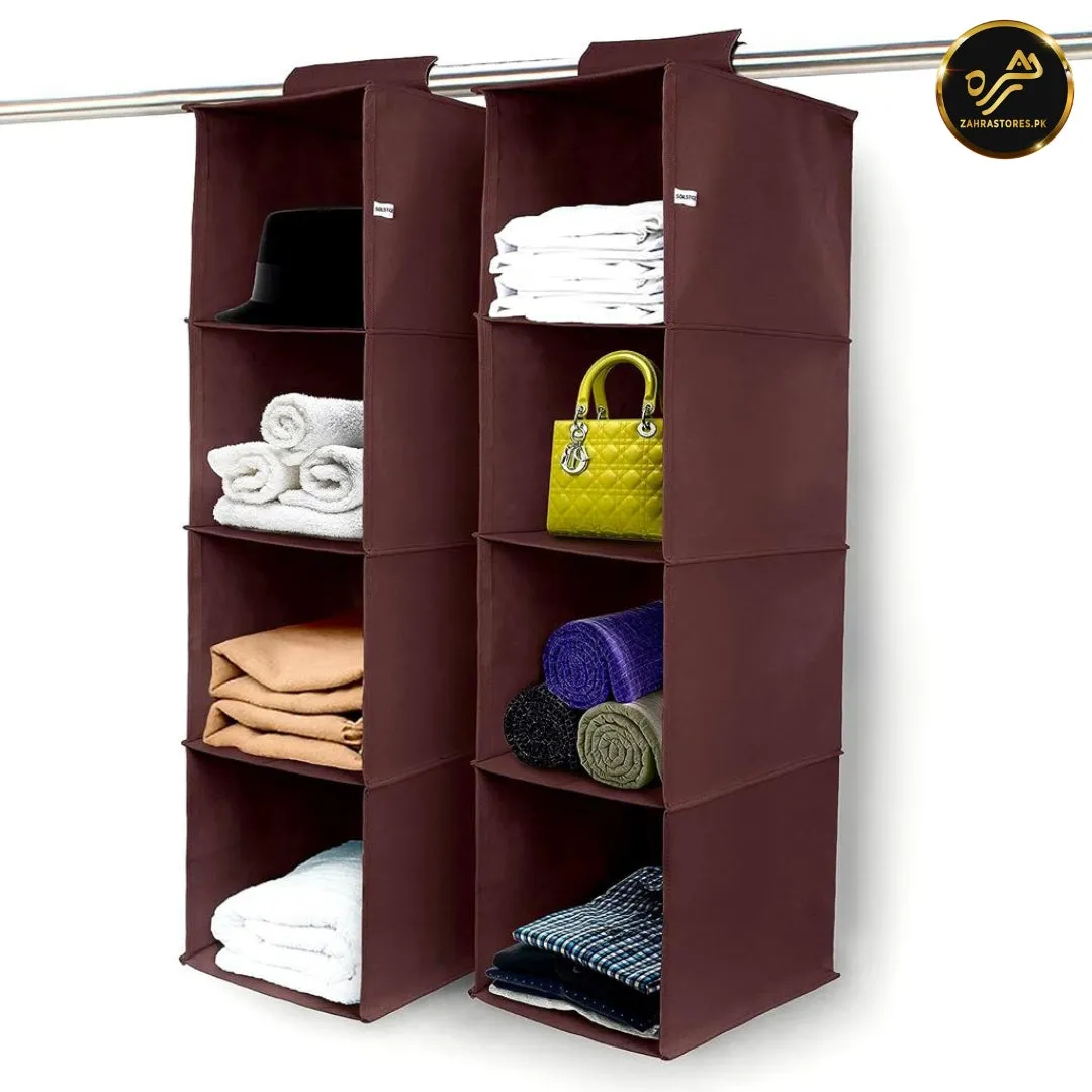 4 Shelf Clothes Hanging Organizer