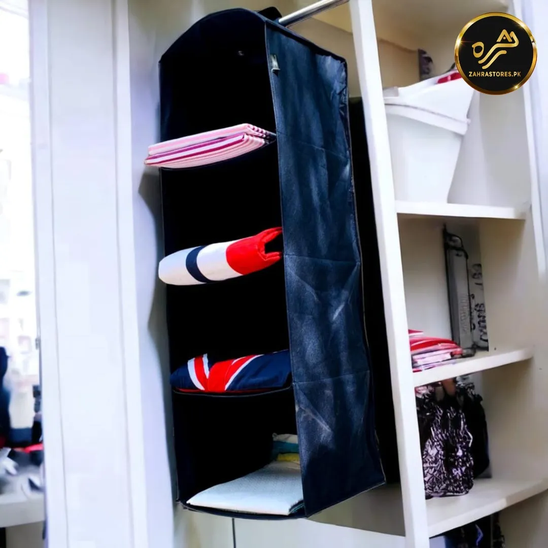 4 Shelf Clothes Hanging Organizer