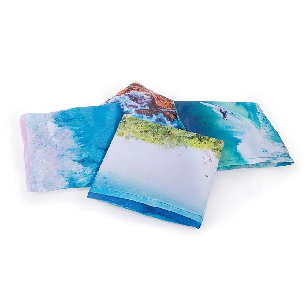 Aerial Beach Reusable Shopping Bag