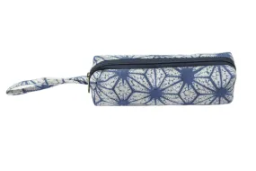 Aizome Indigo Shibori (Tie-Dye) Pencil Case (004)