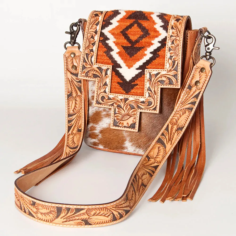 American Darling Saddle Blanket and Tooled Leather Purse