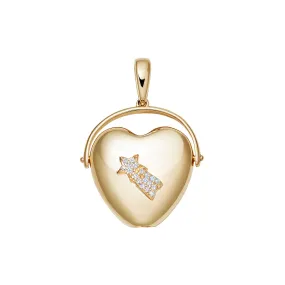 Amour Shooting Star Pendant - Yellow Gold