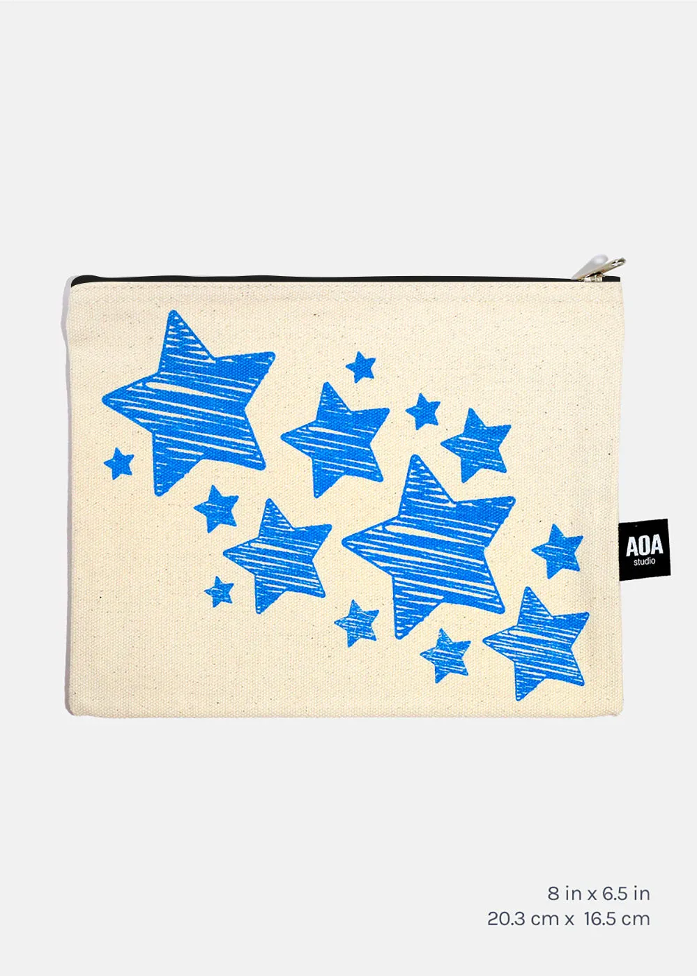 AOA Canvas Bag - Blue Stars