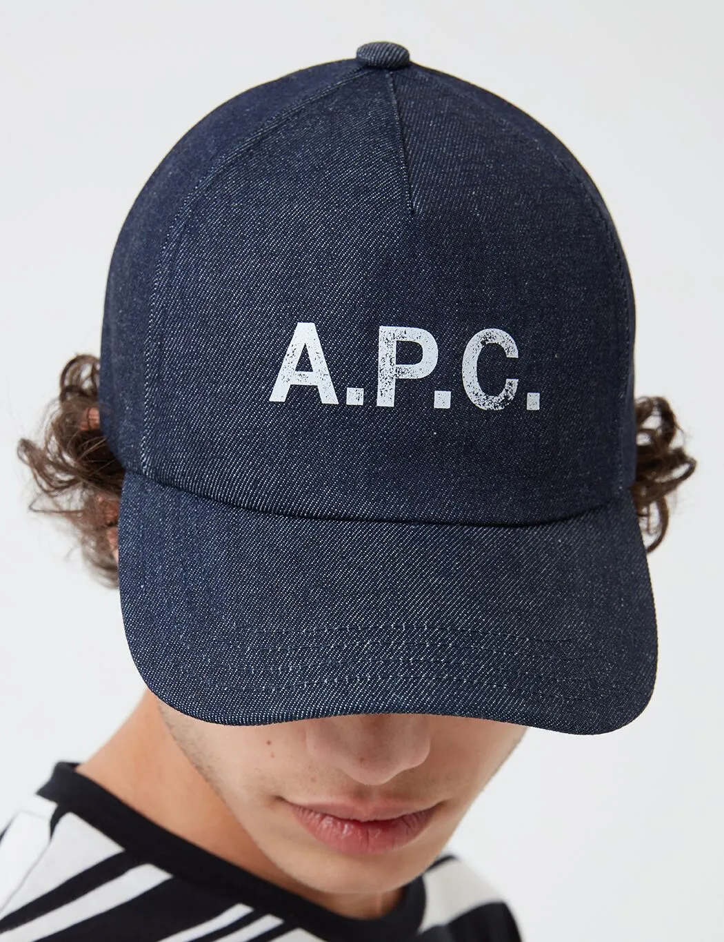 A.P.C. Eden Cap (Denim) - Indigo