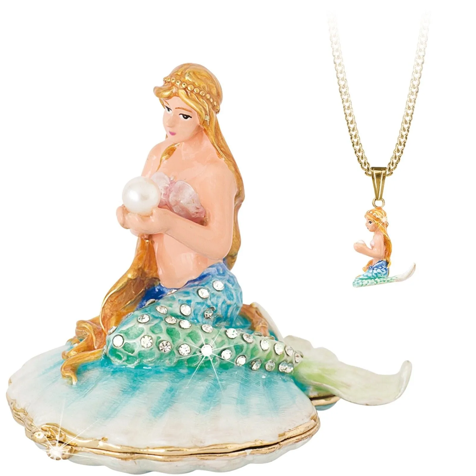 Arora Design Trinket Box Hidden Secrets Mermaid