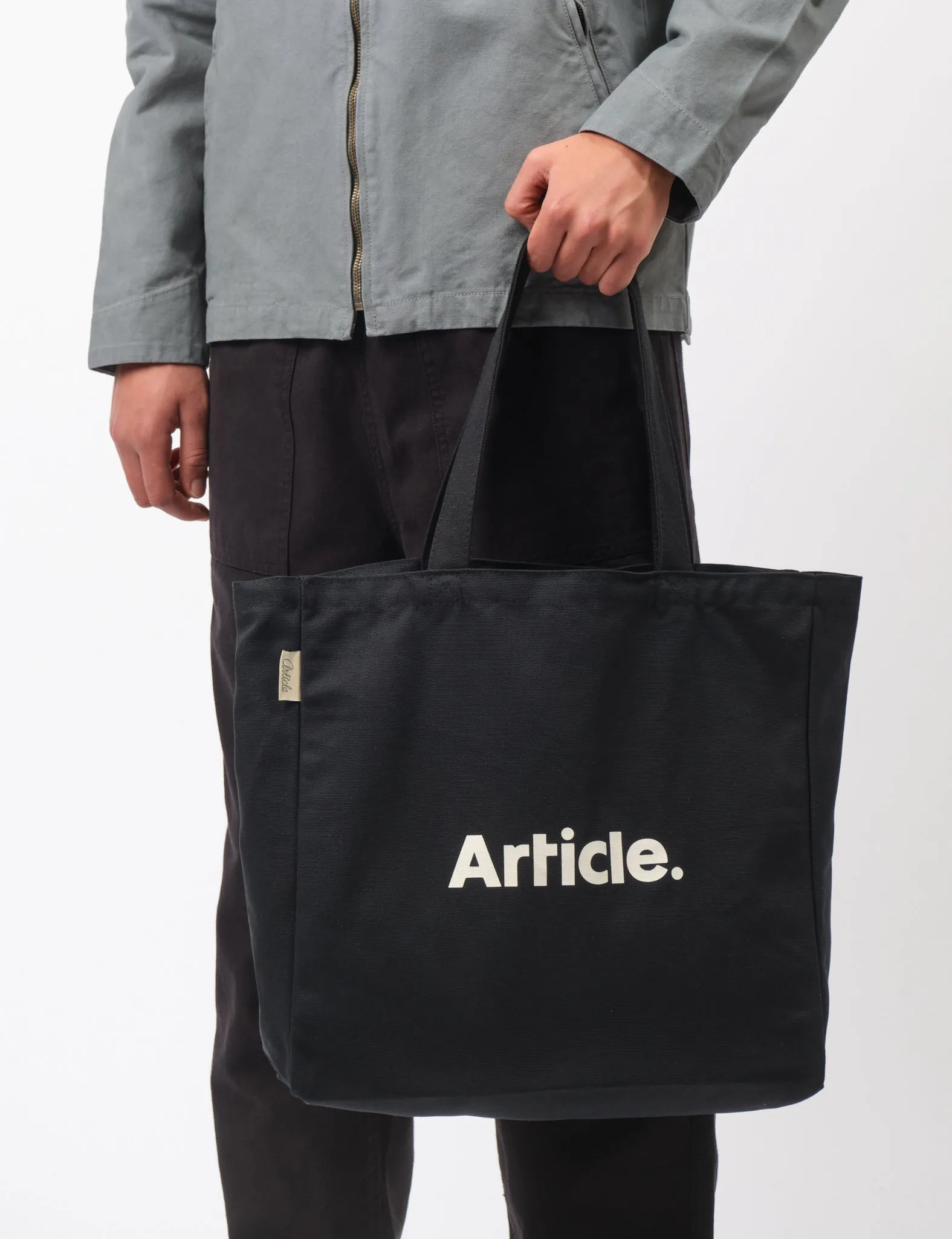 Article Organic Heavy Canvas Tote Bag - Black