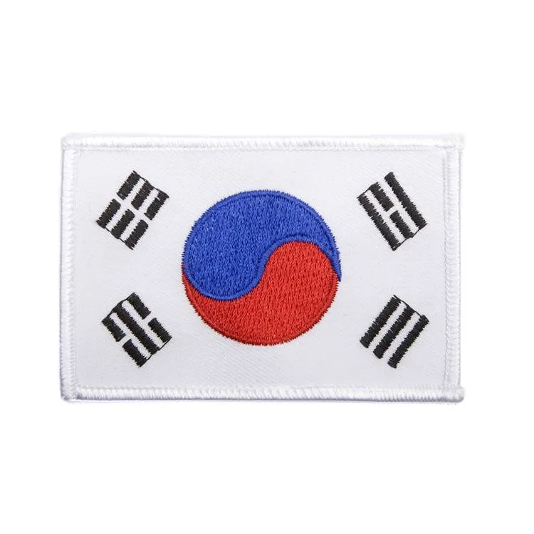 Asian Flags Patches (Velcro)