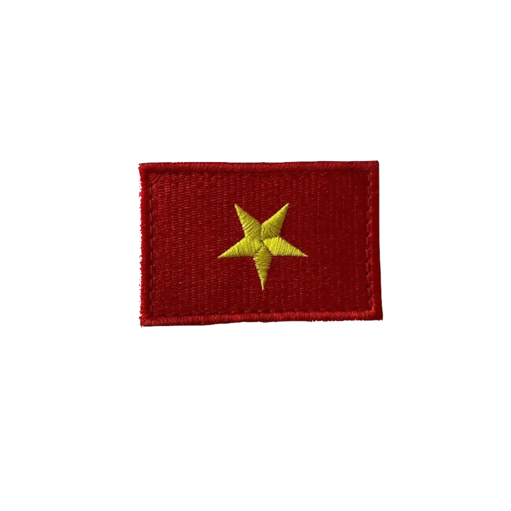 Asian Flags Patches (Velcro)