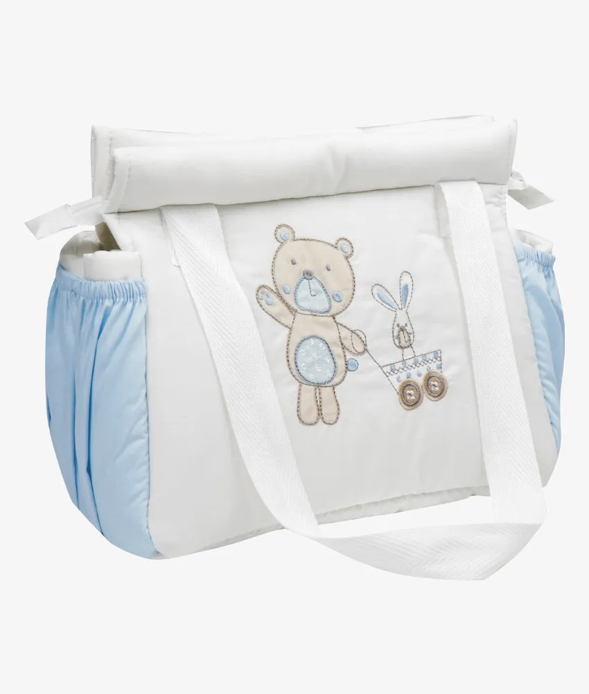 Baby Diaper Bag – Blue Bear Theme