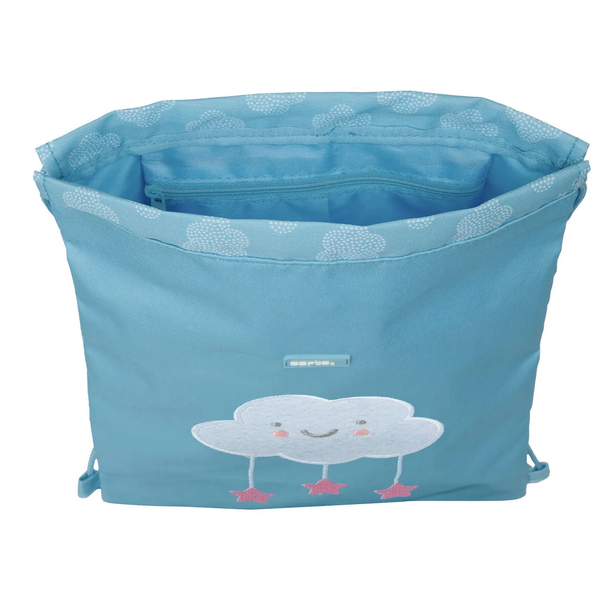 Backpack with Strings Safta Nube Blue 26 x 34 x 1 cm