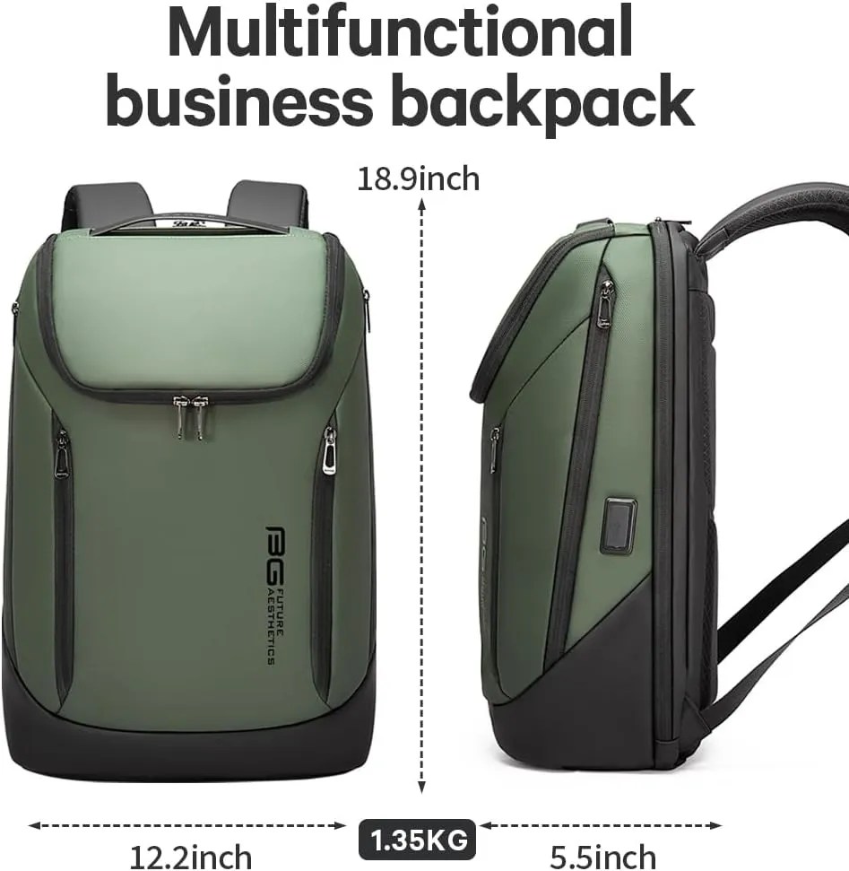 BANGE Ultimate Travel Laptop Backpack - Green