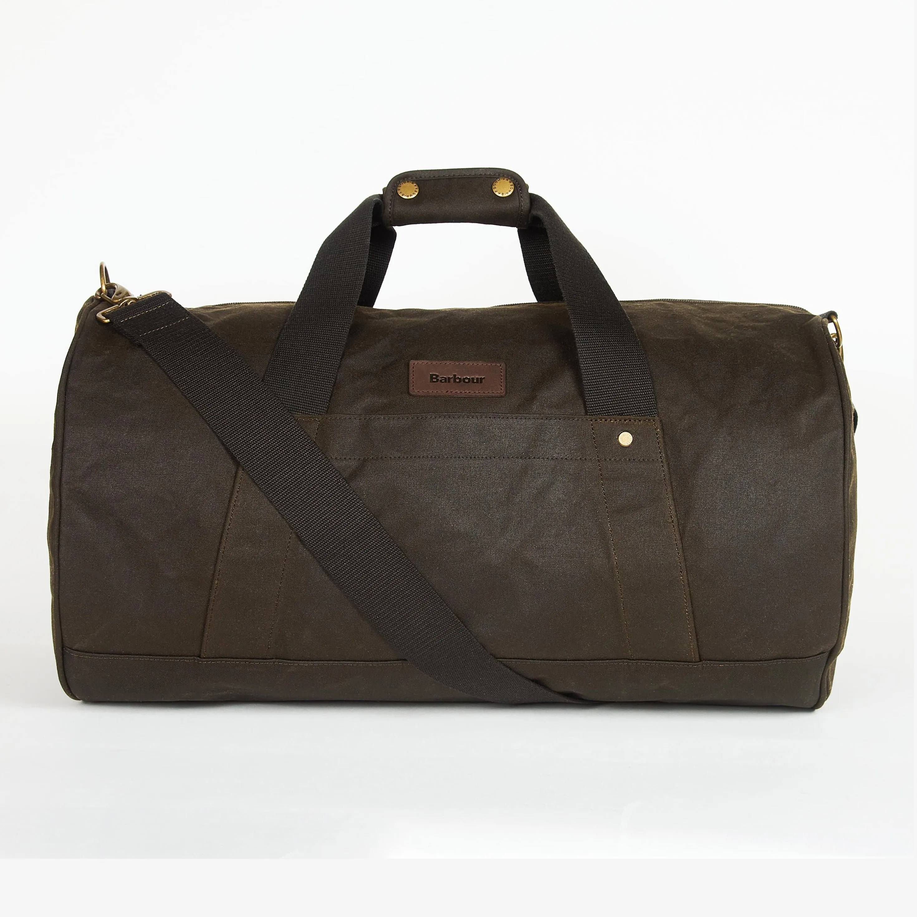 Barbour Explorer Wax Duffle Bag in Olive