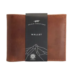 Bifold Saddle Brown Leather Wallet