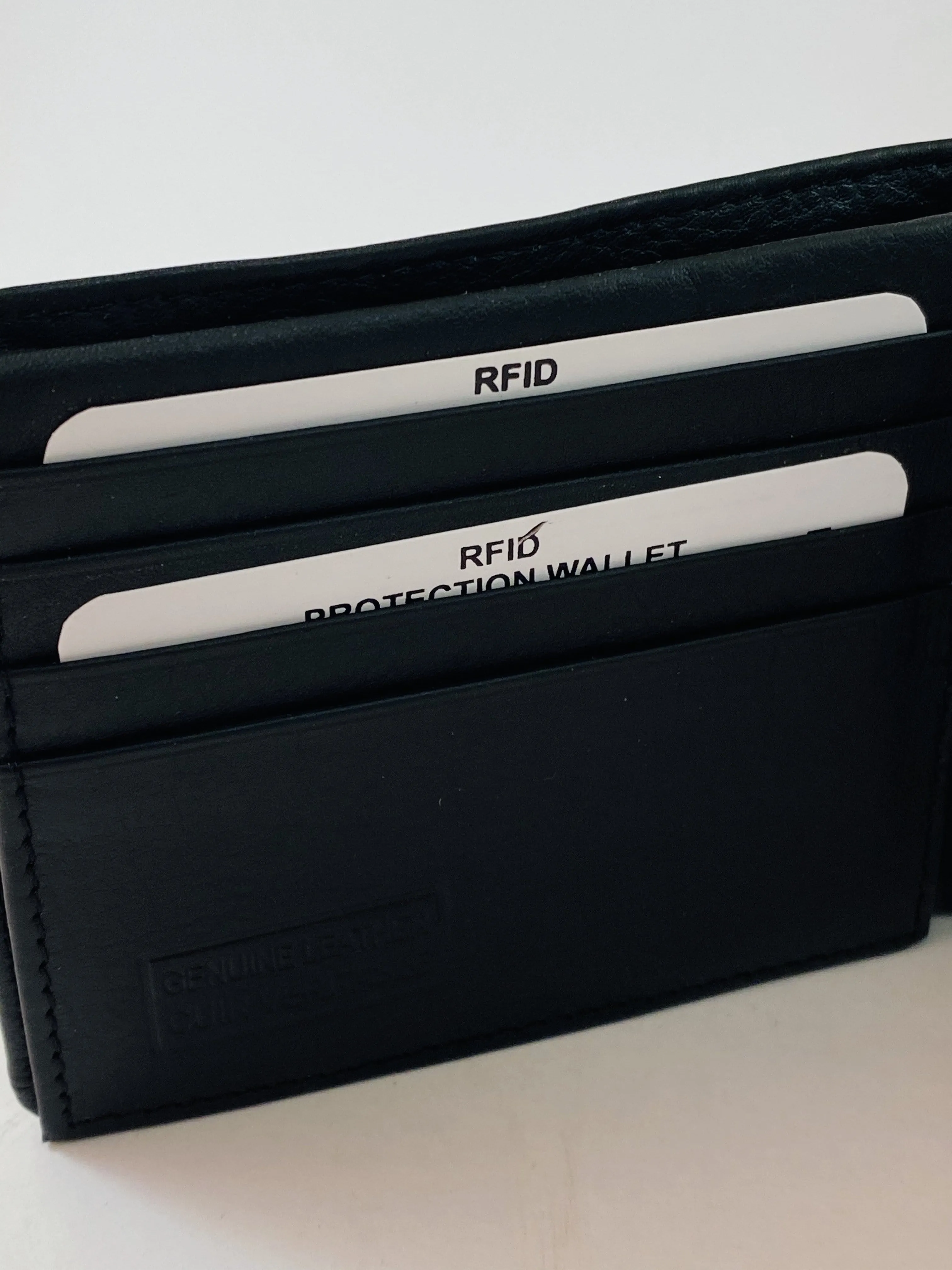 Bifold Wallet Featuring Dual Hidden ID Windows Made with Genuine Leather - 151