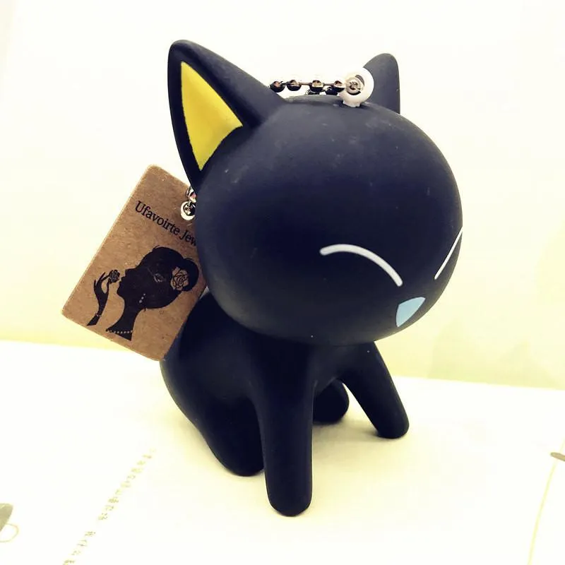 Black Cat Keychain