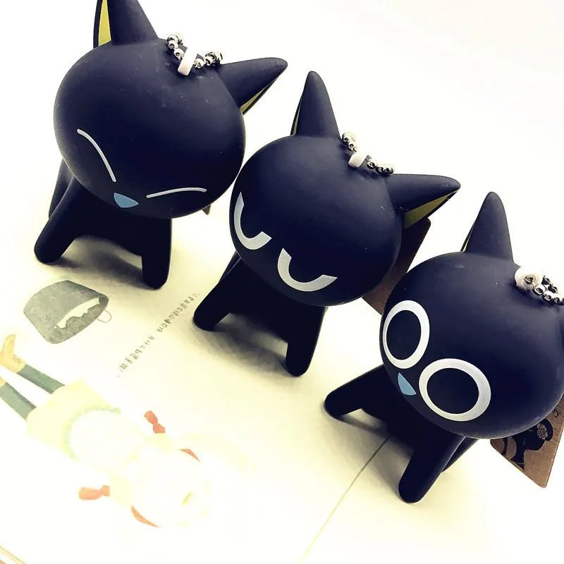 Black Cat Keychain