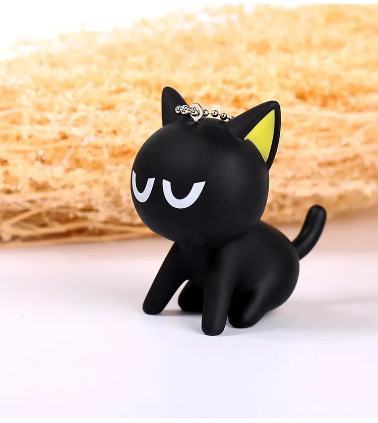 Black Cat Keychain