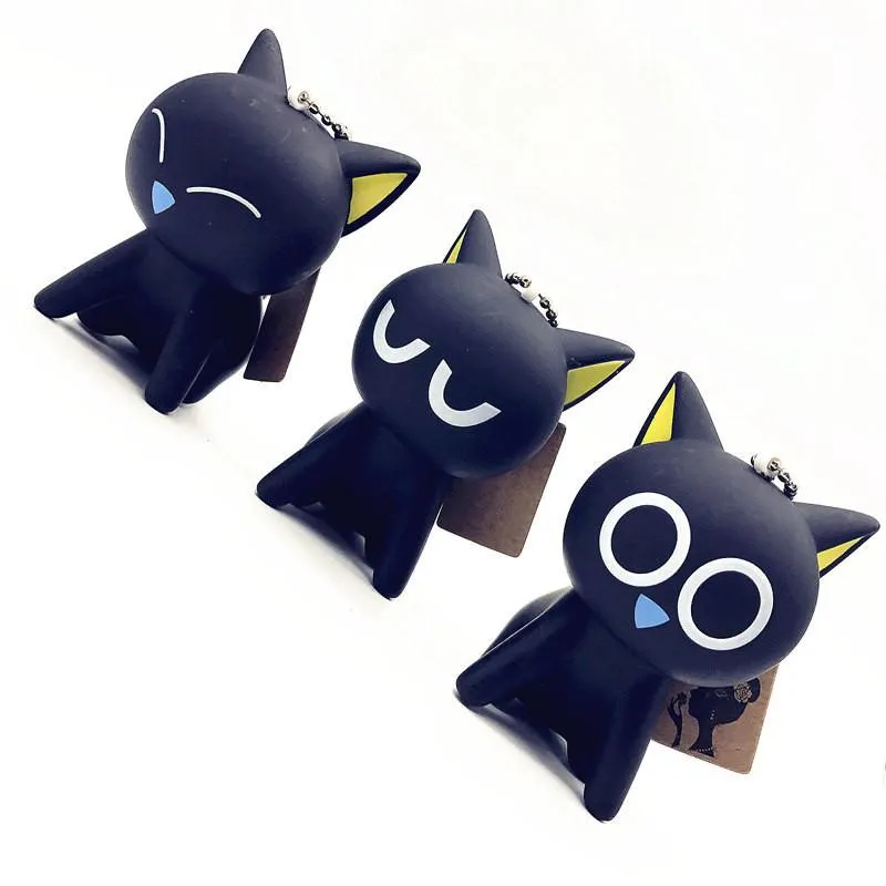 Black Cat Keychain