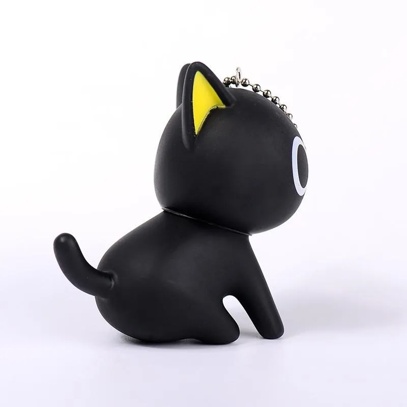 Black Cat Keychain