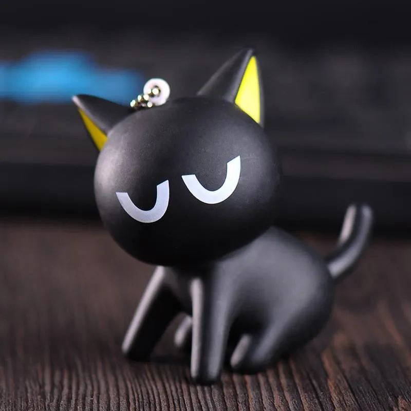 Black Cat Keychain