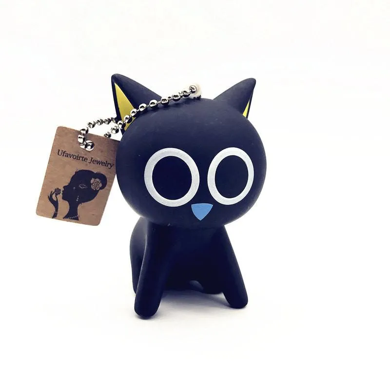 Black Cat Keychain