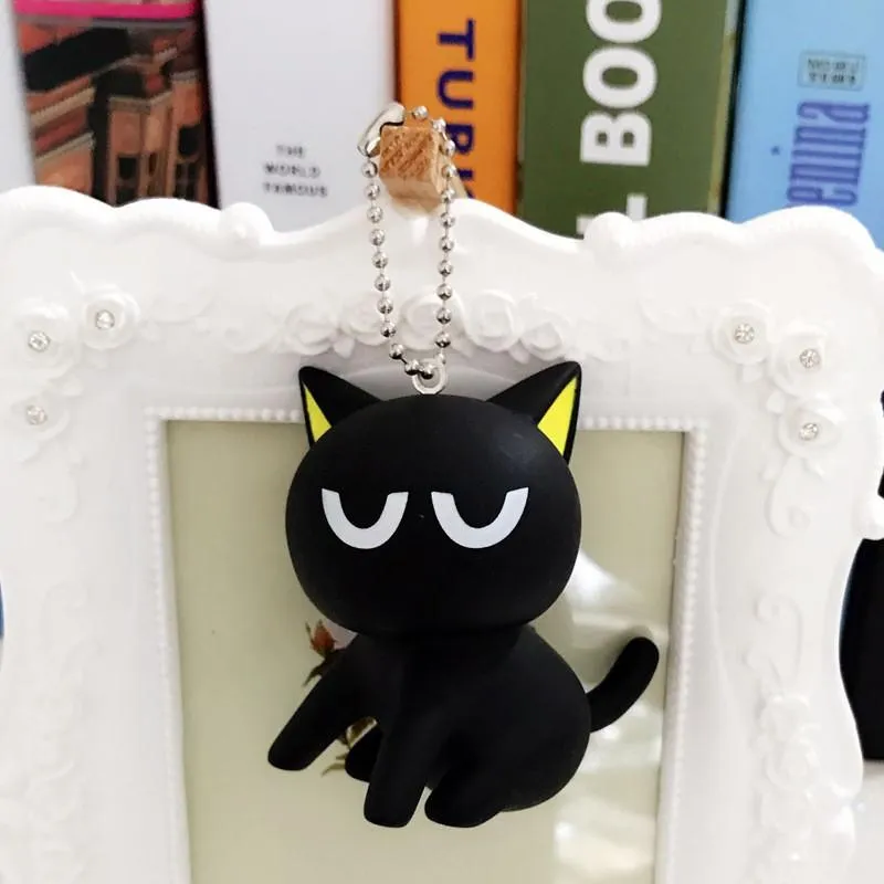 Black Cat Keychain