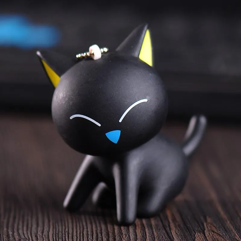 Black Cat Keychain