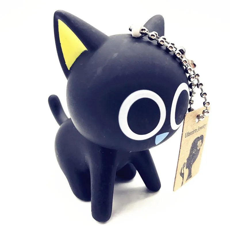 Black Cat Keychain