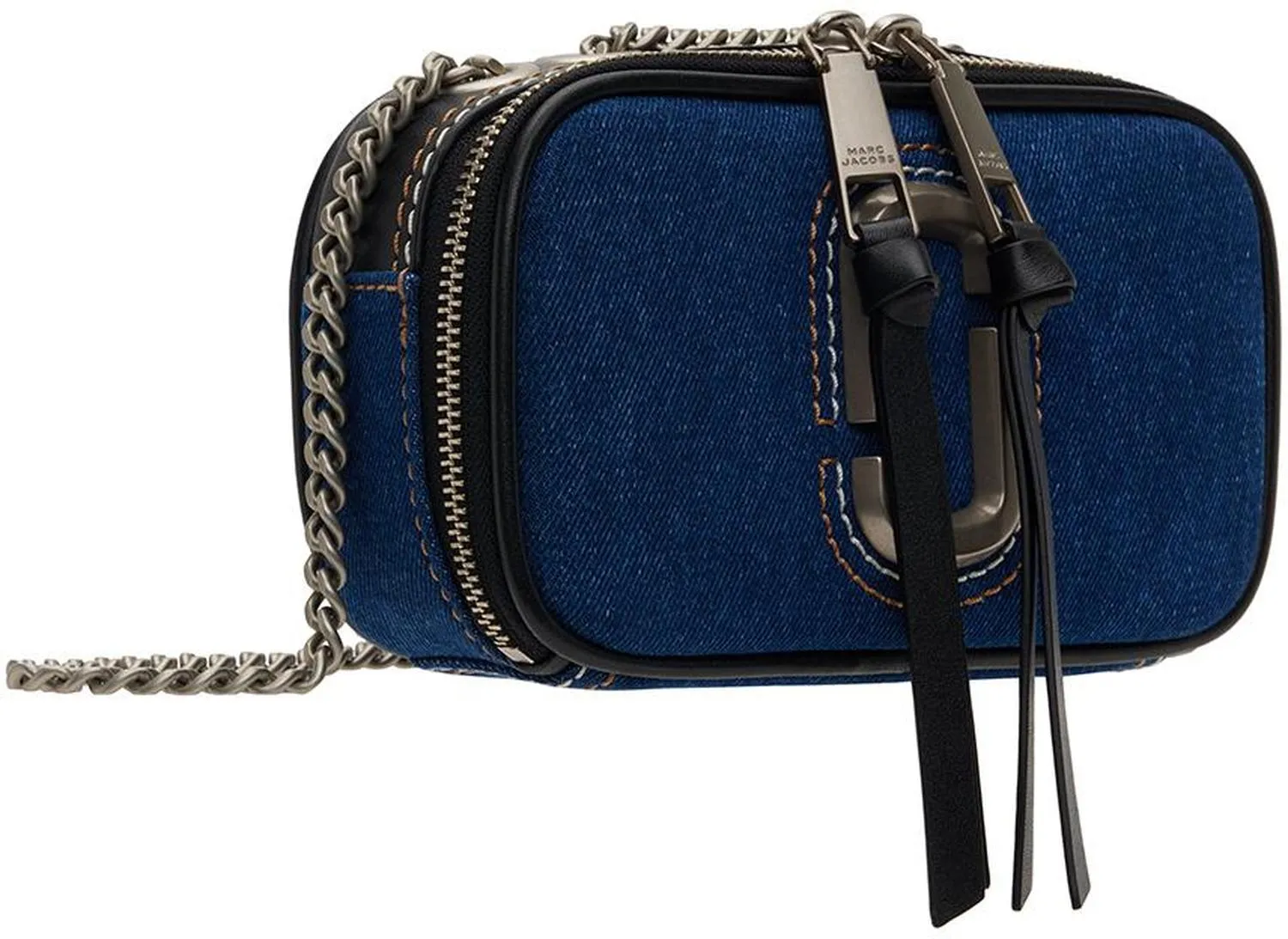 Blue 'The Denim Chain Snapshot' Bag