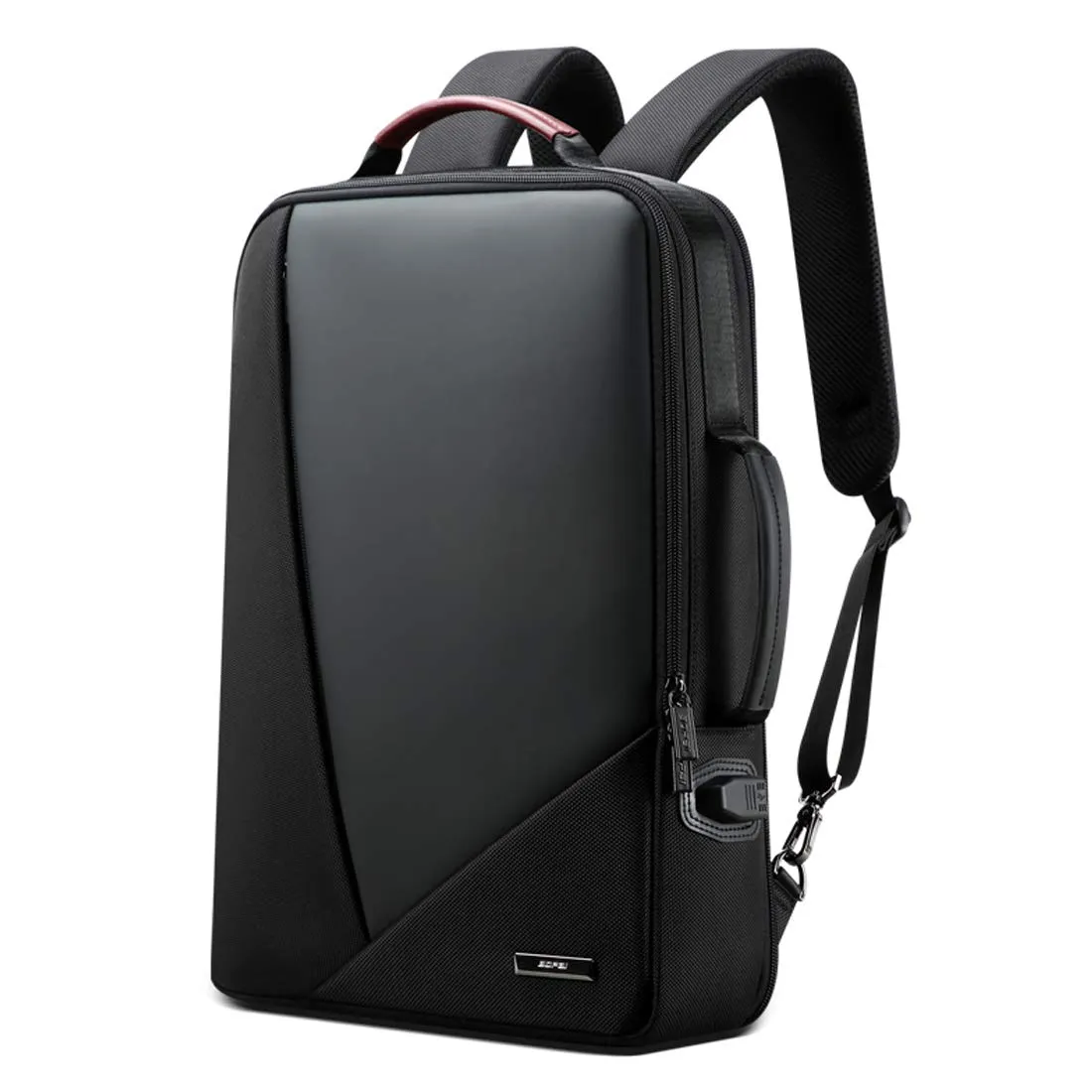 BOPAI Anti Theft Laptop Backpack with USB Charging Port (Black)