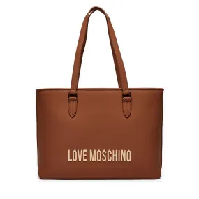 Borsa Donna Shopping LOVE MOSCHINO linea Bold Bag color Noce