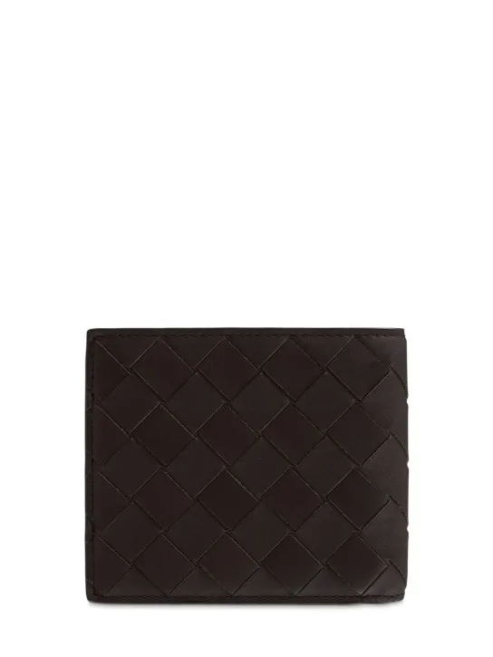 Bottega Veneta   Intrecciato leather bi-fold wallet 