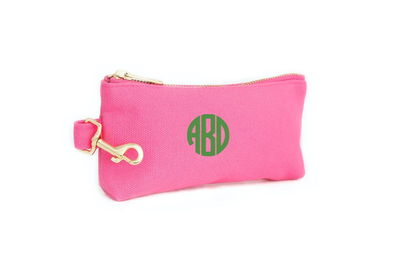 Bright Pink Canvas MINI Bag with monogram