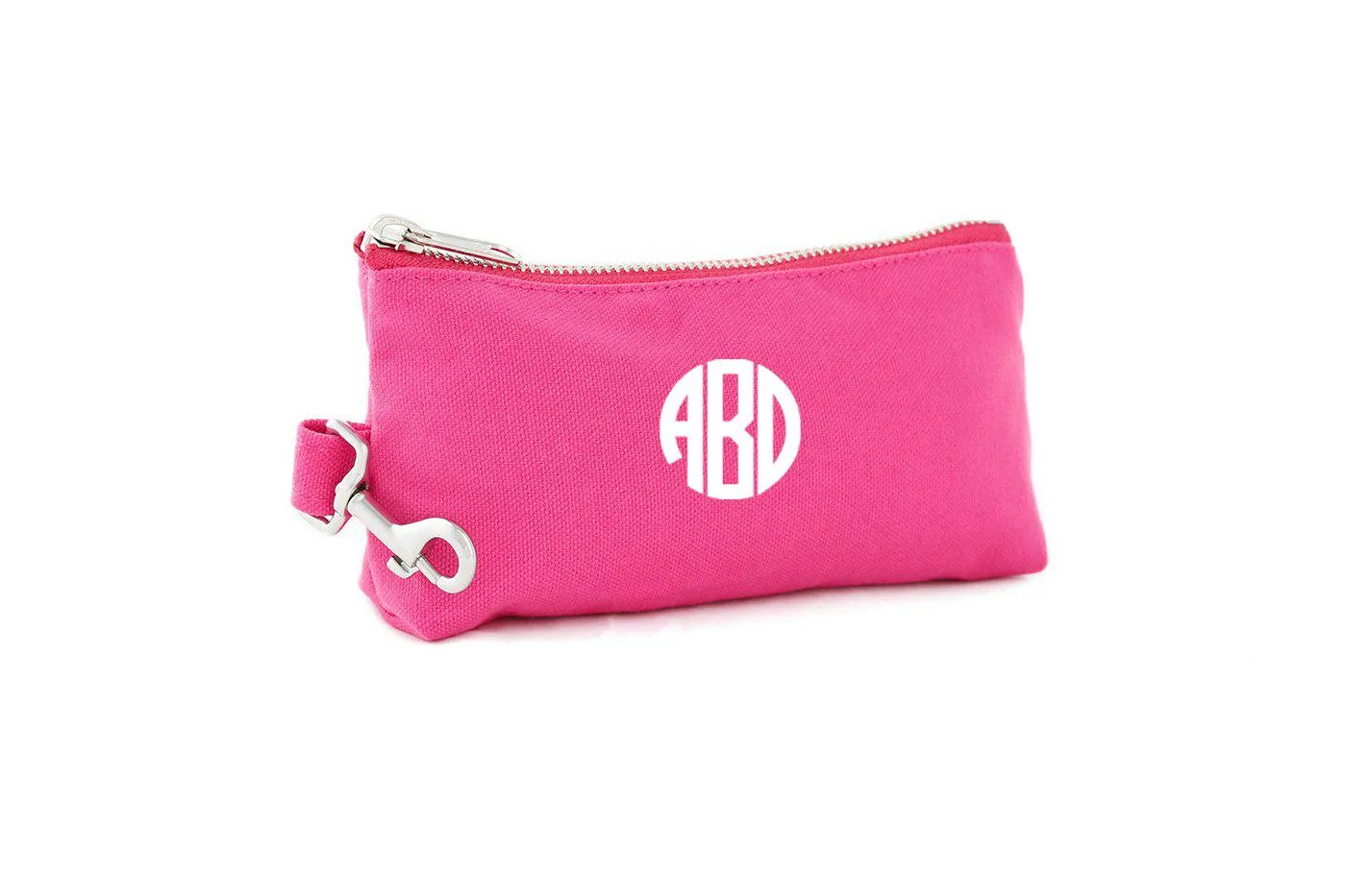 Bright Pink Canvas MINI Bag with monogram