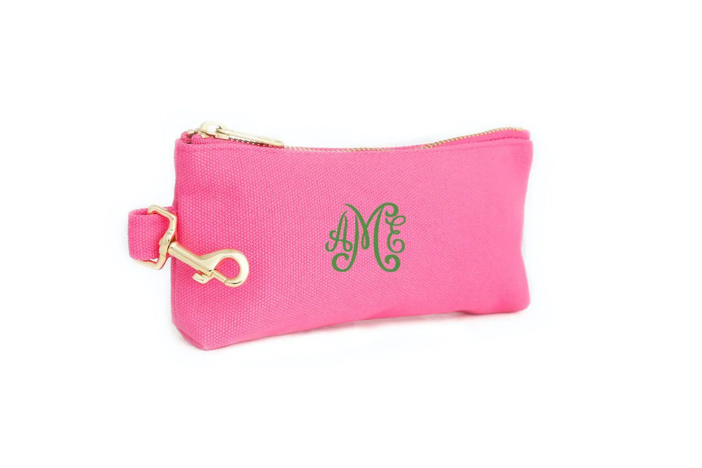 Bright Pink Canvas MINI Bag with monogram