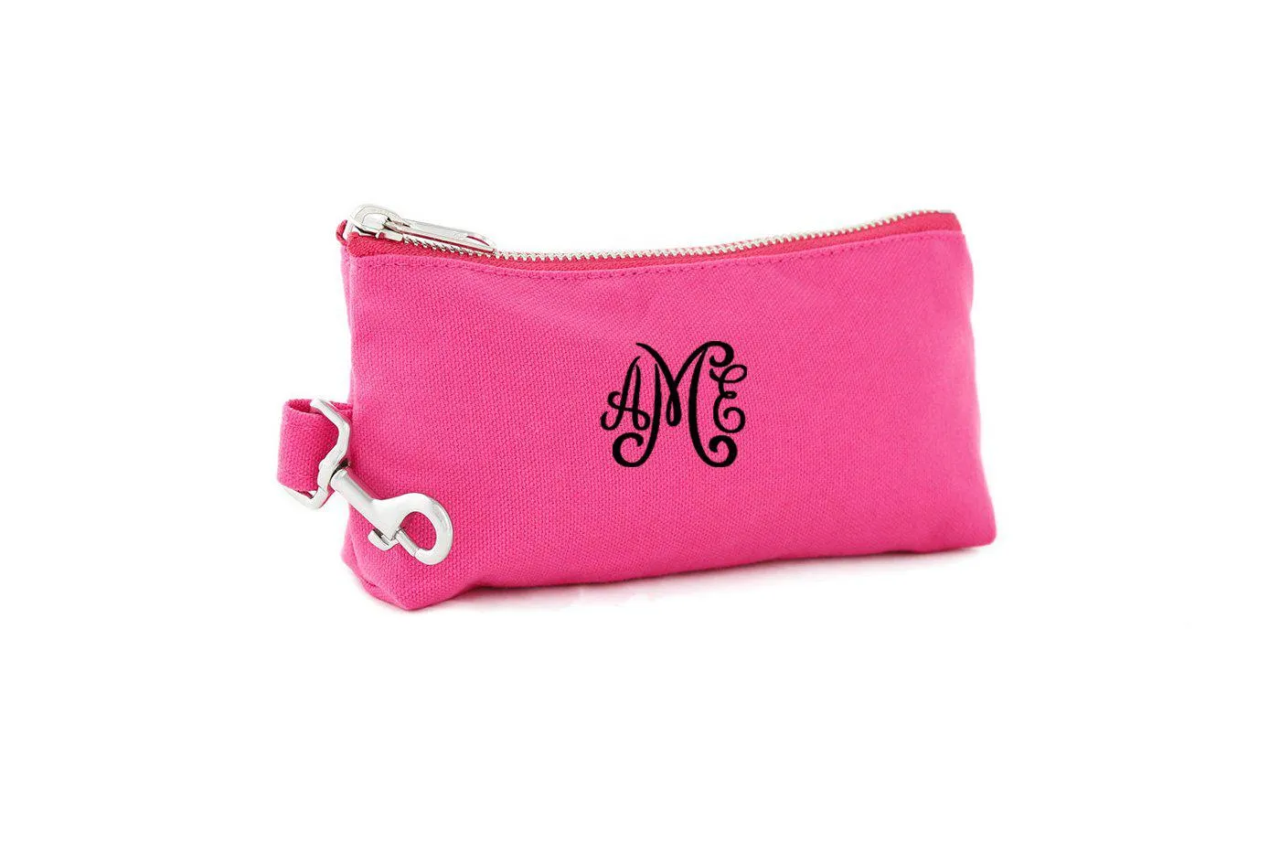 Bright Pink Canvas MINI Bag with monogram