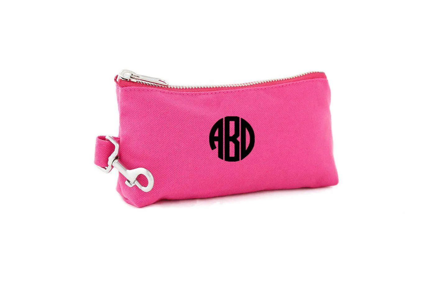 Bright Pink Canvas MINI Bag with monogram