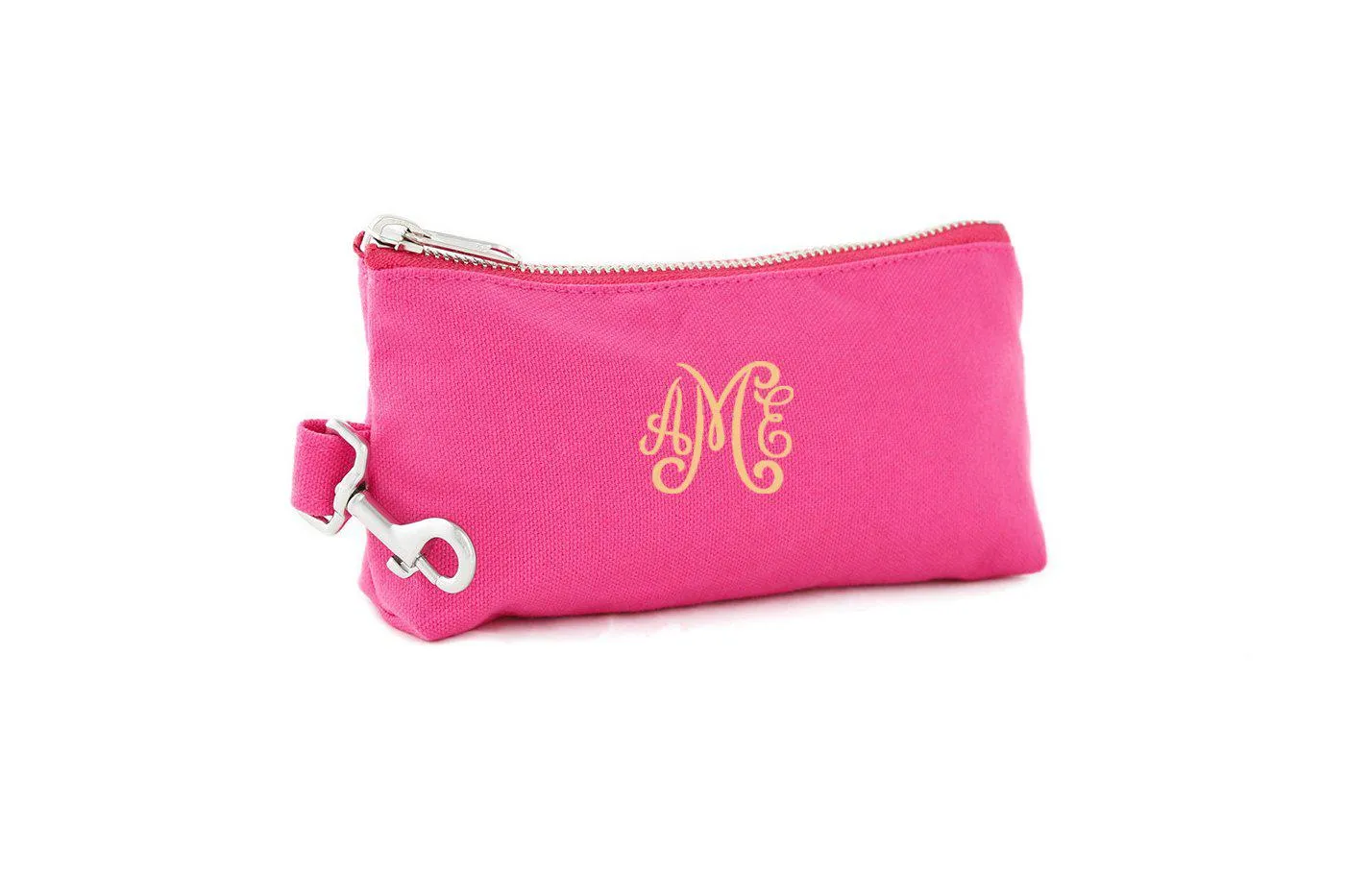 Bright Pink Canvas MINI Bag with monogram