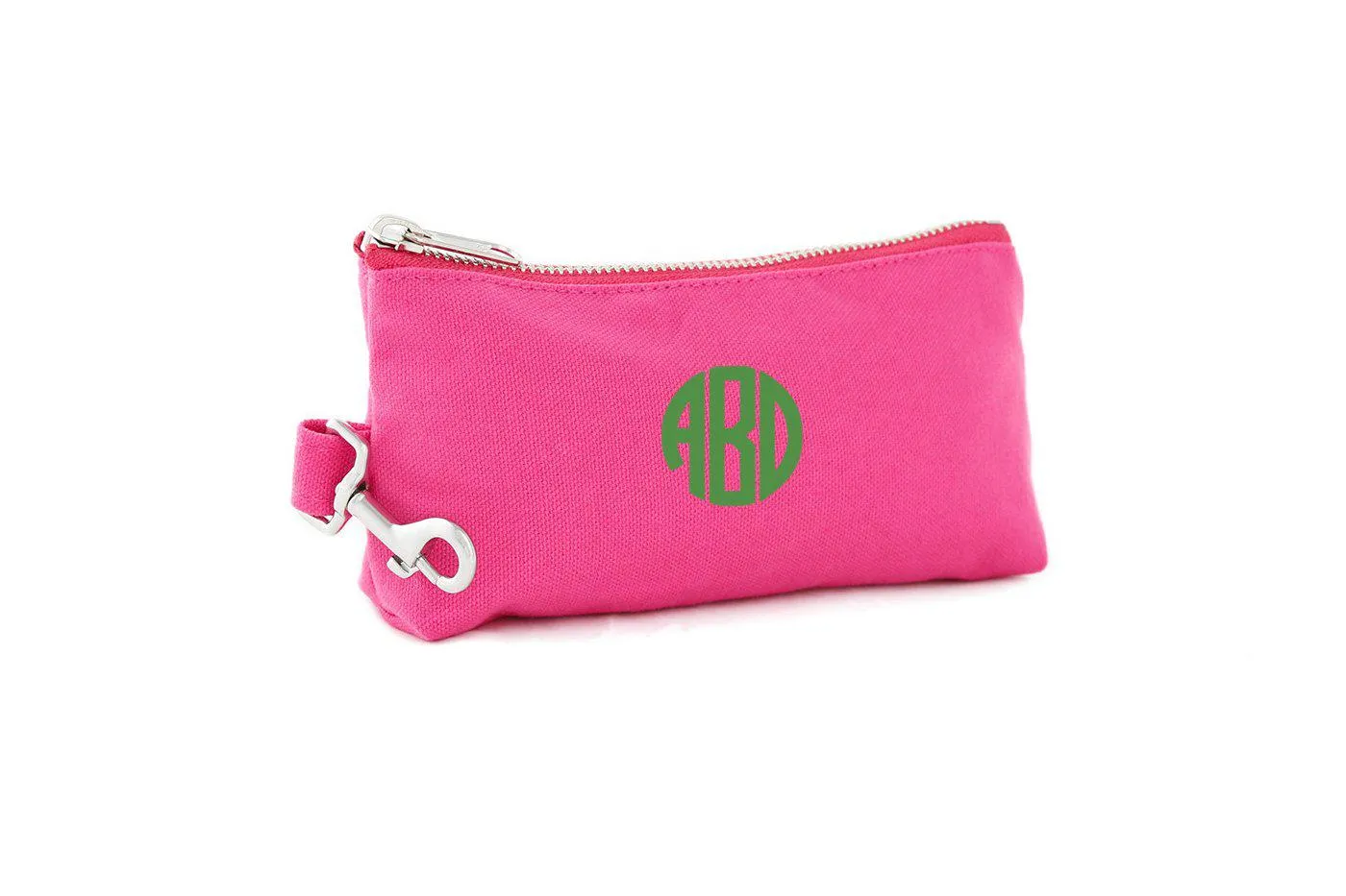 Bright Pink Canvas MINI Bag with monogram