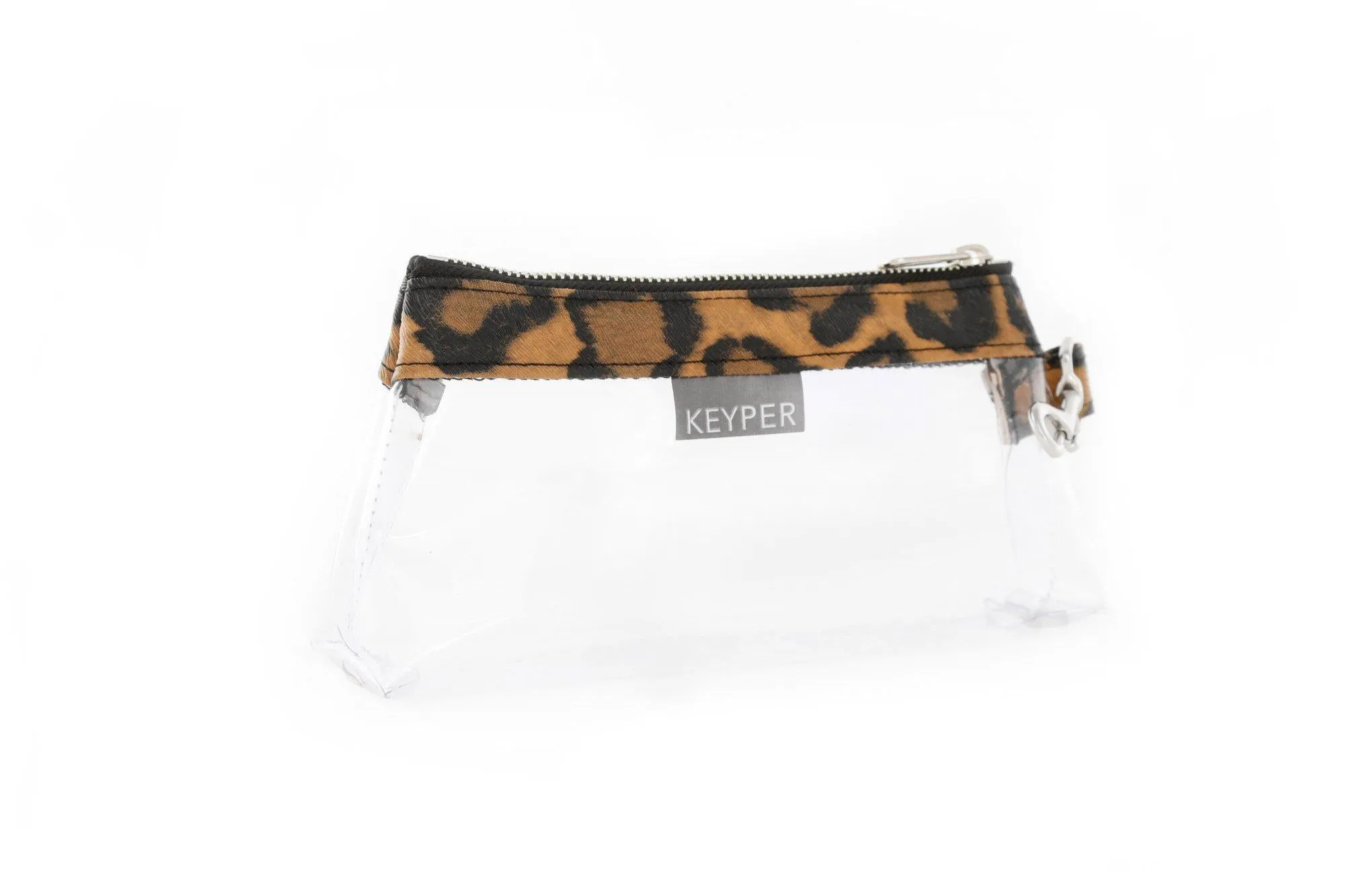 Brown Leopard Vegan Leather WRISTLET SET