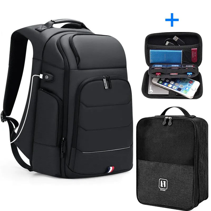 Businss Travel Backpack for Men Trip Anti-theft USB Charging School Bag Men Backpack