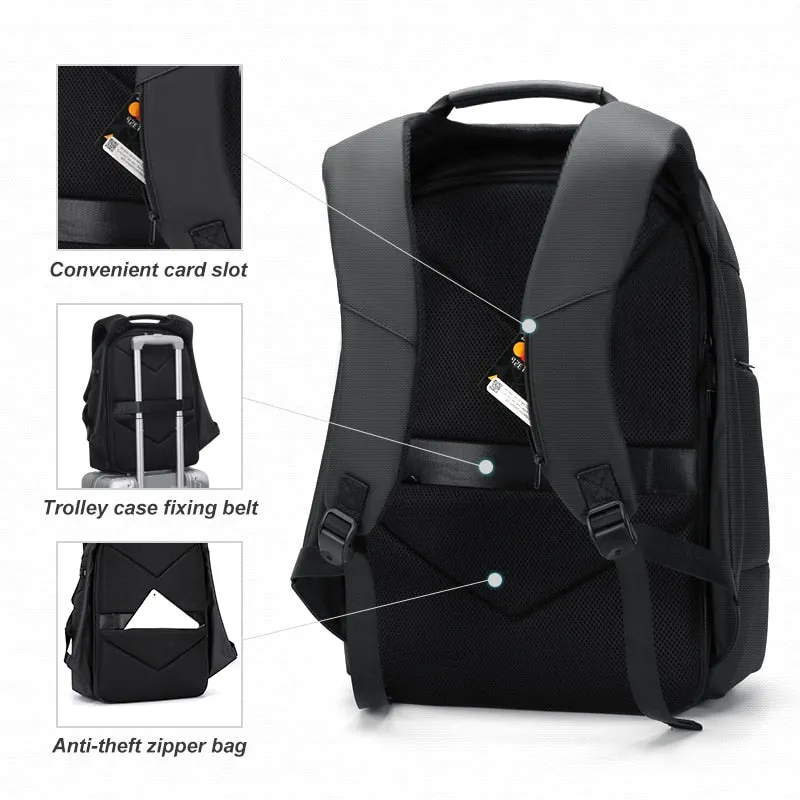 Businss Travel Backpack for Men Trip Anti-theft USB Charging School Bag Men Backpack