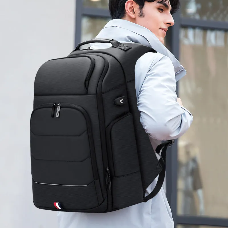 Businss Travel Backpack for Men Trip Anti-theft USB Charging School Bag Men Backpack