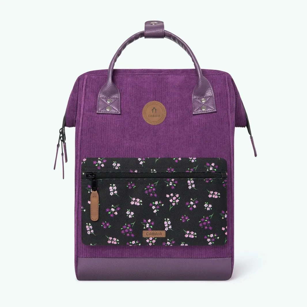 CABAÏA - Backpack Adventurer Medium - Recycled Velvet