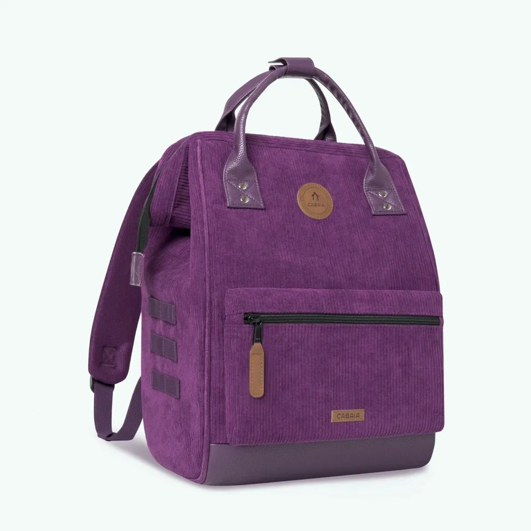 CABAÏA - Backpack Adventurer Medium - Recycled Velvet