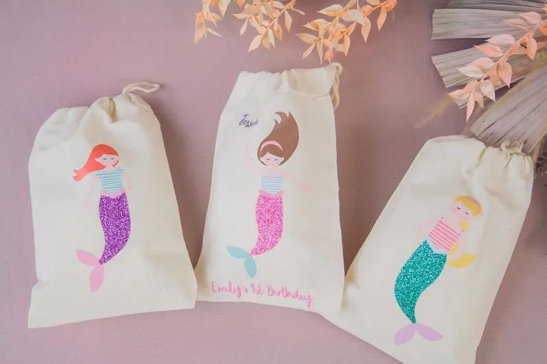 Calico Party Favour Bag - Mermaid