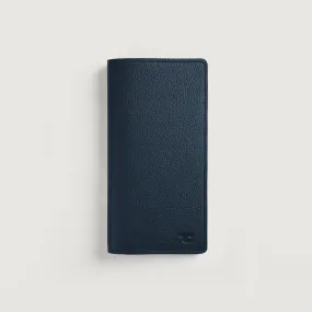 Cameron Blue Leather Long Wallet