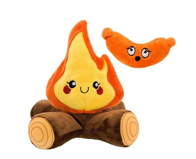 Camping Pups - Campfire Sausage Dog Plush Toy