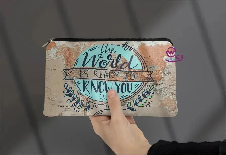 Canvas - Pencil Case -Traveler